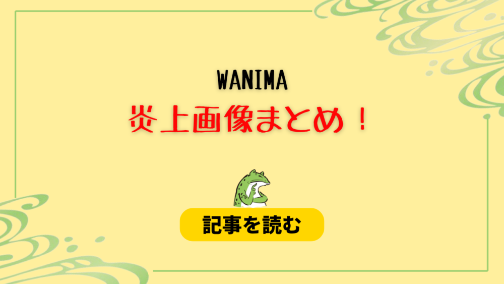 wanimaの炎上はなぜ？画像８つ！女性関係で燃えるのは今更？2024最新！